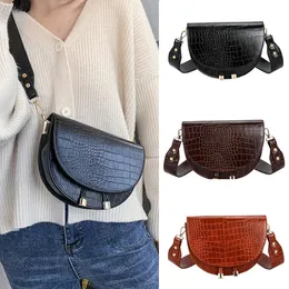 Tassen Dames Designer Crossbodytas 2022 Trends Krokodilpatroon Halve Cirkel Zadeltassen Vrouwelijke Schoudertas Mode Casual Handtassen