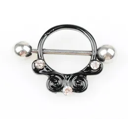 D0702 1 Färg Nippel Black Navel Belly Button Ring Piercing Body Jewlery5736262