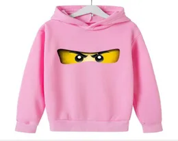 Menino com capuz outono inverno criança legoes ninjago moletom de algodão topo menina manga longa pulôver crianças 514y hip hop roupas 4067721