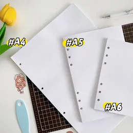 Libro di archiviazione a fogli sciolti in carta bianca da 40 fogli per accessori per mascheratura con nastro Washi, strumento fai da te per scrapbooking