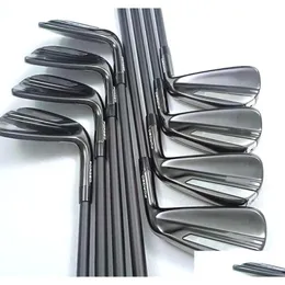 Irons Black Golf Clubs TLM Forged Iron Set P79 0 4 5 6 7 8 9 P S Graphite Graphite Header DHS UPS FedEx7121744 Drop Deliver