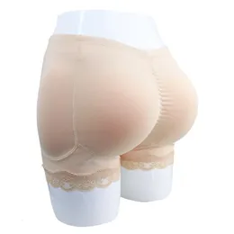 Kvinnor Boyshort Silicone Padded Pants for Women Hip Enhancer Shapewear Knickers skinkor Magen Kontroll vadderade trosor 231225