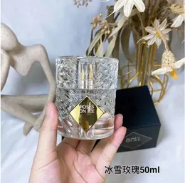 Nova marca de luxo Kilian Roses on Ice Perfume Angels 'Compartilhe Perfumes Good Girl Gone Gad For Mulheres Homens Eau de Parfum Spray Parfum Fragrância duradoura 50ml
