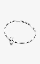 Eleganti e snelli 100 braccialetti in argento sterling 925 moda donna accessori per gioielli di fidanzamento di nozze6513238