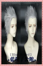 Game Devil May Cry 5 Vergil Short Srebrny Gray Cosplay Wig016803943