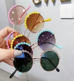 Fashion Kids Sunglasses Lovely Flower Border Girls Boys Sunglass Ultravioletproof Infant Glasses Eyewear Child Shades Gafas Gift 1909853