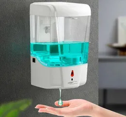 Dispensador Dispensador De Jabón Automático De 700 Ml, Sensor Inteligente Sin Contacto USB, Dispensador De Jabón Líquido para Baño, Dispensador De Desinfectante Sin Contacto Manos Libres K