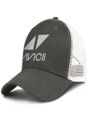 Super DJ Avicii Logo Armegreen för män och kvinnor Trucker Cap Baseball Styles Designer Design Your Own Hats6401176