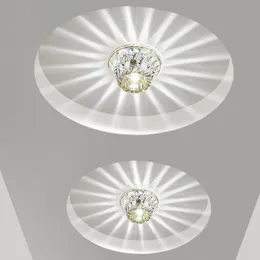 مصابيح LED Crystal LED مصباح السقف الممر الداخلي الإضاءة شرفة شرفة شرفة ممر