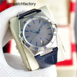 Omegawatch orologio da uomo stile moda 2813 movimento meccanico automatico orologi in pelle piena cinturino sportivo luminoso montre de luxe orologi da polso regali