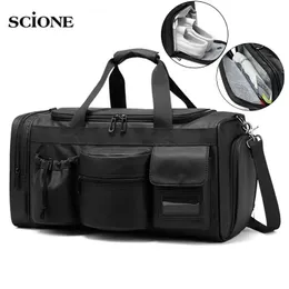 Briefzüge schwarze Männer Umhängetaschen Reise im Freien Sporttätigkeit Tasche Reisen Sporttaschen Crossbody Fiess Gymbagentaschen männlich xa311a