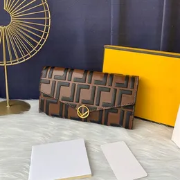 2022 Fashion Woman F Bag Walet Designer Casual Handbag Classic Card Clutch Mini Mone