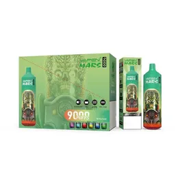 오리지널 Vapen Mars Tornado 9000puffs 일회용 포드 장치 기화기 펜 충전식 포드 18ml 포장 상자와 함께 미리 채워진 포드 일회용 장치