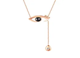 Designer halsbandsmycken hänge halsband diamantklavikel kedja titanstål guldplatted aldrig blekna inte orsaka allergisk sto4668277