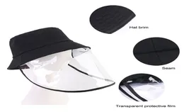Unisex Adult Cottton Bucket Hat Fisherman Cap Protective Face Shield Anti Saliva Antifog Dustproof Windproof Oudoor Safe4877015