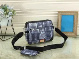 Мужские сумки Messenger District 3 в 1, сумки Damier Spray Luxurys, дизайнерская сумка через плечо, сумка через плечо с ручкой, кошельки, сумки, наборы из 3 предметов