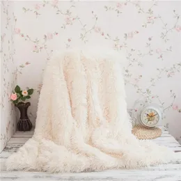 Coperte all'ingrosso WINLIFE Super Soft Long Shaggy Fuzzy Fur Pelliccia sintetica Calda ed elegante accogliente con soffice coperta Sherpa