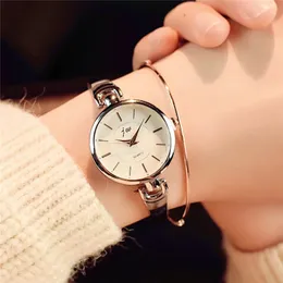 Jw marca de luxo cristal rosa ouro watche moda pulseira relógio quartzo vestido relogio feminino orologio donna 231226