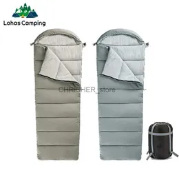 침낭 Lohascamping Machine 세탁 가능한 침낭 봉투 유형 초경량 3 계절 야외 여행 하이킹 캠핑 침낭 231226