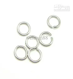 100pcslot 925 Sterling Silver Open Jump Ring Rings splitsory for DIY Craft Jewelry Gift W50081889169