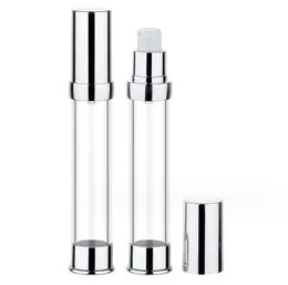 5 ml 10 ml 15 ml 20 ml 30 ml Trasparente Airless Pompa per crema cosmetica Bottiglia Dispenser da viaggio Contenitore per trucco per bottiglie di imballaggio per lozione gel crema