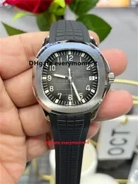 Super Quality 3K Factory Men's Watches 5167 40mm Cal.324 Movement Automatisk Mekanisk klocka Sapphire Grey Dial Rubber Band Glow Diving Wristwatches-20