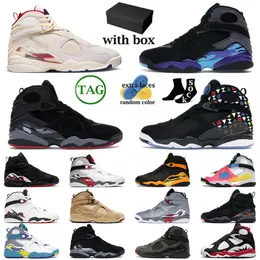 jordans 8 jumpman 8 8s Designer Shoes Basketball Shoes Mens Chrome South Beach【code ：L】Black Cool Grey Take Flight Trophy Black Women Mens Trainers Sports Sneakers