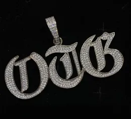 Collier pendentif avec lettres de nom personnalisées, Hip Hop pour hommes, bijoux personnalisés, or, argent, or Rose, chaînes à breloques, cadeaux 6845780