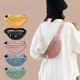 Marsupi Oxford Crossbody Leisure Color per donna Borse a tracolla impermeabili sul petto Borsa a tracolla Messenger All-match Drop