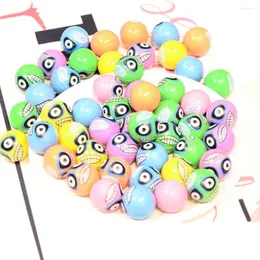 Favor de festa 10 pcs rosto engraçado plástico macio bouncy bolas brinquedo de descompressão para meninos meninas loot halloween goodie sacos enchimentos