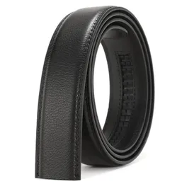 Cintos Ratchet Men Belt Substituição Strap 1 38quot Tamanho Grande 150cm 170cm Couro para 40mm Slide Clique Automatic Buckle9385112