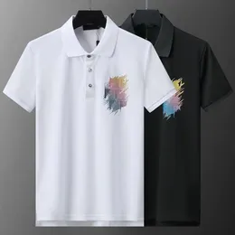 Mens Polo Shirt Summer Brand Costume Luxury Designer Polo Shirt Men's Casual Polo Fashion Snake Bee Print Brodery Pure Cotton Polo Collar Summer Premium T-shirt