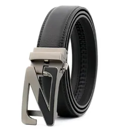 مصممون رفيعون جديدون جديدون Men039S Z Alloy Agio Atomatic Buckle Black Belt Belt Designer Belts of Men Jeans Belt2990831