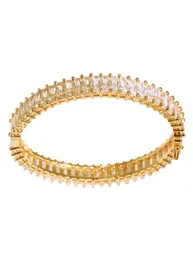 2021 золотые браслеты дизайн бриллиантовый браслет высокого класса роскошные ювелирные изделия дизайнерские браслеты дружбы серебряный кристалл розы женская мода6145860