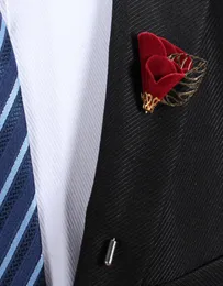 Men Flower Lapel Pin ręcznie robione kobiety mężczyźni garnitura Dekoracja ozdoby klapy brooth broszka ślub boutonniere corsage5458299