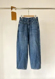Kadın Pantolon Retro Süper Model Kot Pantolon Düz Mikro Turp Tasarım Modifikasyon Bacak Tipi