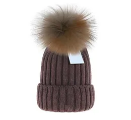 Mens Beanie Essentials Knit Winter Hat Designer Hats Wool Hats Women Women Bending Unisex dzianin Grube Faux Fur Vailies 11 Color8778974