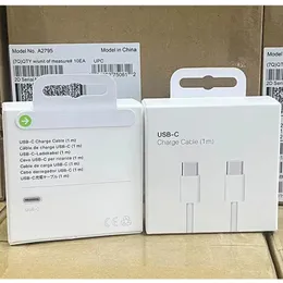 OEM Quality 60W PD Kable na iPhone 15 Plus Pro Max Szybkie ładowanie 1m 3 stóp USB C do typu C Platle Cable Apple Cords Szybkie iPhone ładowarki kabel danych 818D 818D