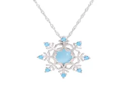 Whole EuroAmerican new snowflake Magic Box Necklace 925 Sterling Silver Fashion pearl cage pendant clavicle accessories9479958