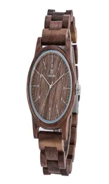 الساعات الخشبية الفاخرة Uwood 1007 Walnut Wooden Watch 100 ٪ Natural Wood Japan Movement Wooden Wooden Watches for Man4981029