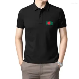 Herren Polos Bangladesch Flagge T Shirts Männer Sommer Kurzarm Rundhals Baumwolle Nostalgie T-shirts Tops Tees