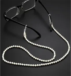 20pc أزياء أبيض لؤلؤة بيضاء مطرز سلسلة شمسية نظارات القراءة نظارات السلسلة الحبل الحبل للرجال نساء 2363032