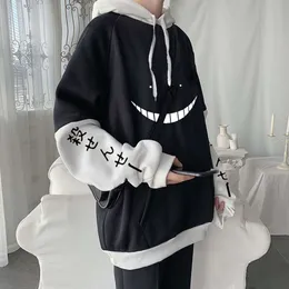 Korosensei Hoodies 애니메이션 암살 교실 스웨트 셔츠 남자 겨울 하루 쿠 스트리트웨어 고딕 여자 옷 대형 까마귀