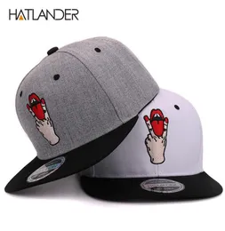 Hatlander Fashion Snapback Baseball Caps Bboy Gorras Planas Bone Snapback Hat Cool Women Men Snapbacks Casual Fitted Hip Hop Cap3893810