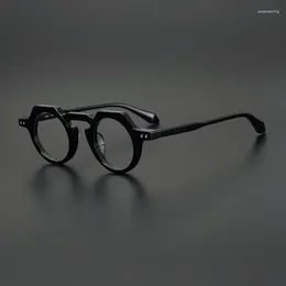 Montature per occhiali da sole Montature per occhiali in acetato di moda da uomo Designer di alta qualità Occhiali da vista di marca Miopia Lettura Donna Punk Prescrizione