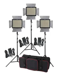 Studio Lighting Kit 3st Yongnuo YN900 32005500K CRI 95 900 LED Video Light Power Adapter Remote Control 2M Stand Boom ARM7194968