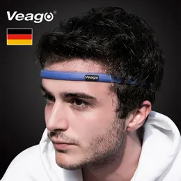 Bags Veago Sweatband Sports Sweat Headband Running Cycling Basketball Yoga Hair Band Elastic Head Band Sport Safety Silicone