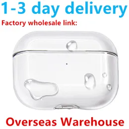 USA Stock wholesale For Apple Airpods Pro 2 2nd Generation airpod 3 max Headphone Accessories TPU Silicone Protective Earphone Cover Wireless Charging Case