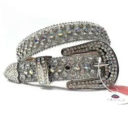 2021 designer de luxo couro do plutônio dos homens jean cinto cravejado diamante cristal ocidental cowgirl strass designer cintos marca famosa8970713