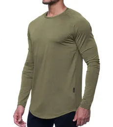 Lu Men Yoga Outfit Sports Long Sleeve T-Shirt Mens Sport Style String Tridness Litness Clothers مرونة سريعة الجافة ارتداء دافئة عالية الجودة 154